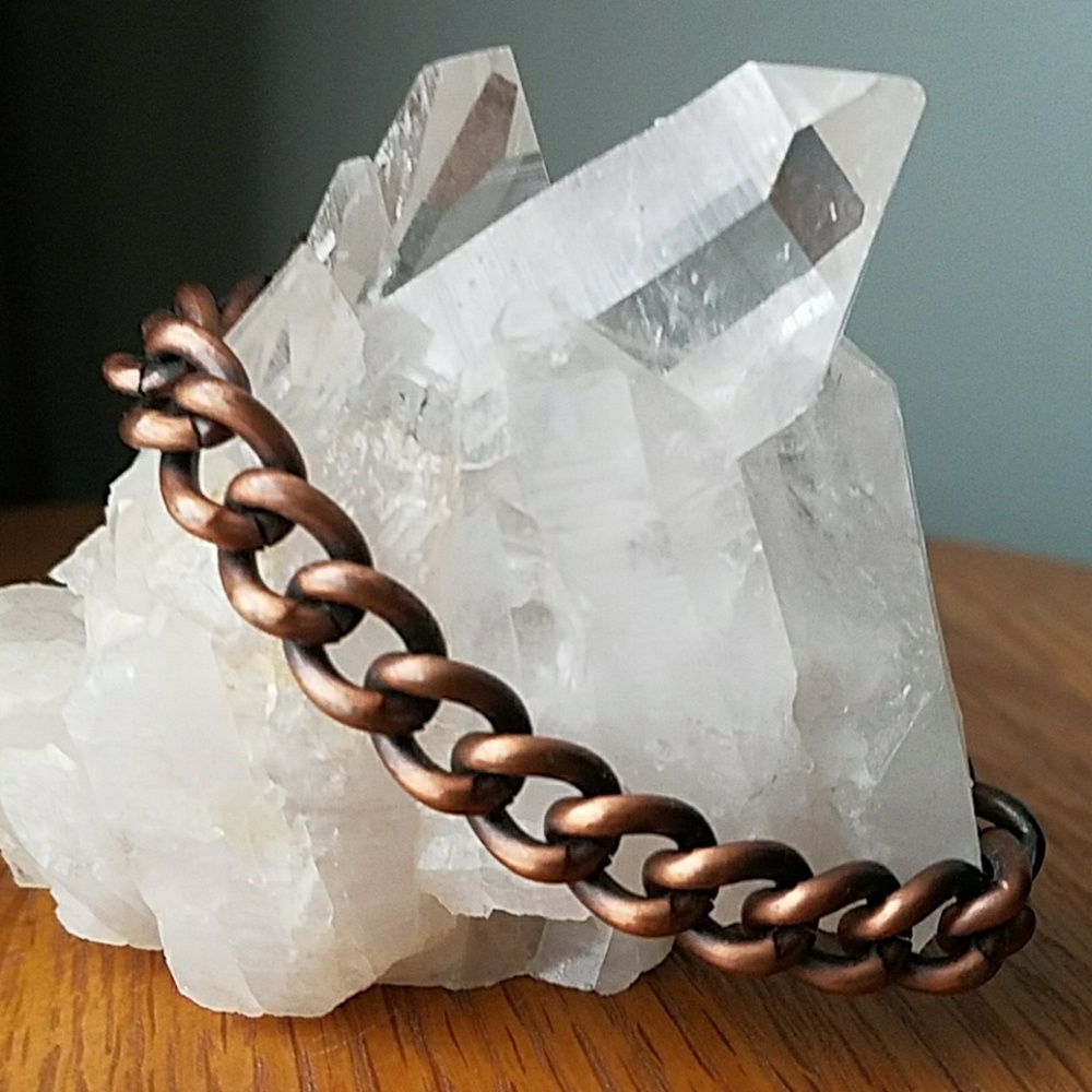 Solid Copper Bracelet - image 1